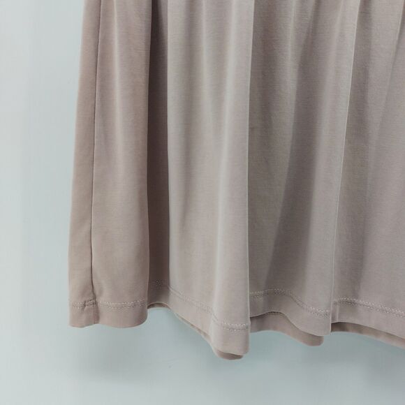 American Eagle Size XS Women's Pale Mauve Dirty Pink Short Sleeve Blouse Baby - Picture 5 of 11